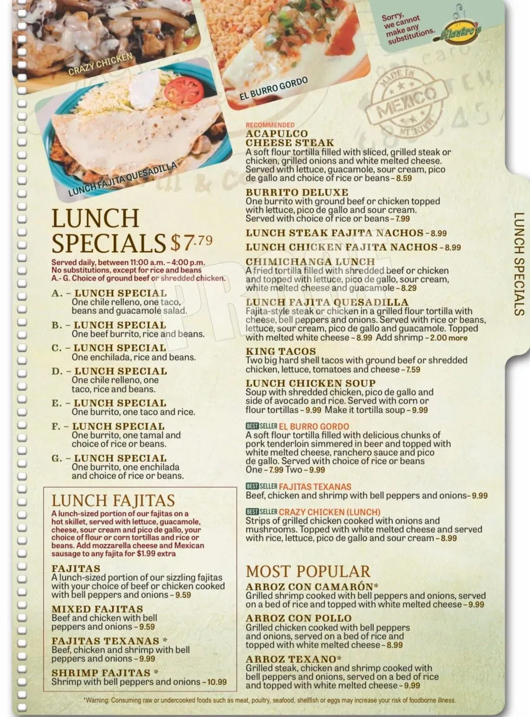 Menu 2