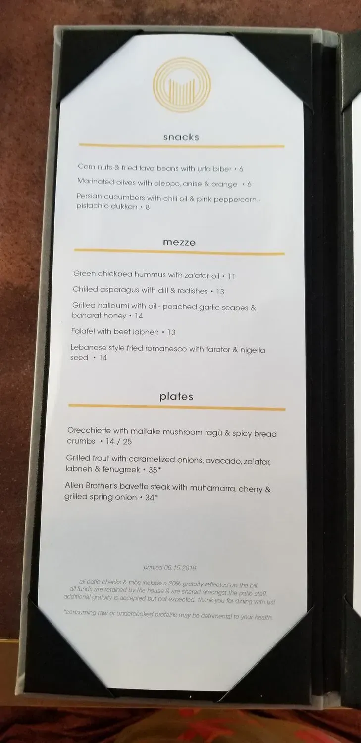 Menu 6