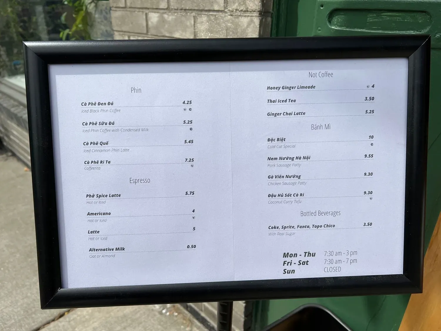 Menu 3