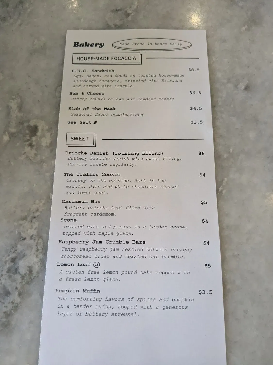 Menu 2