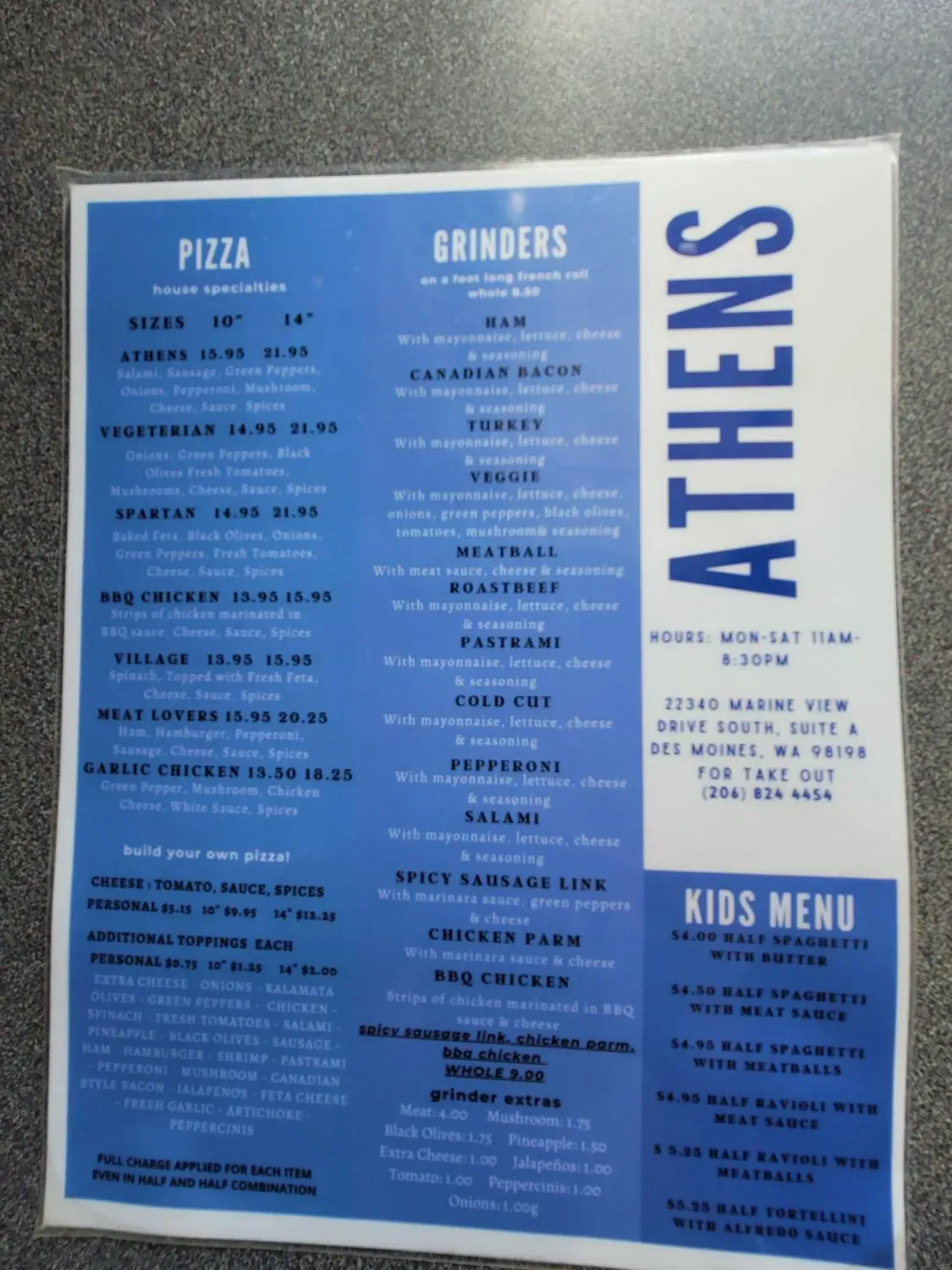 Menu 3