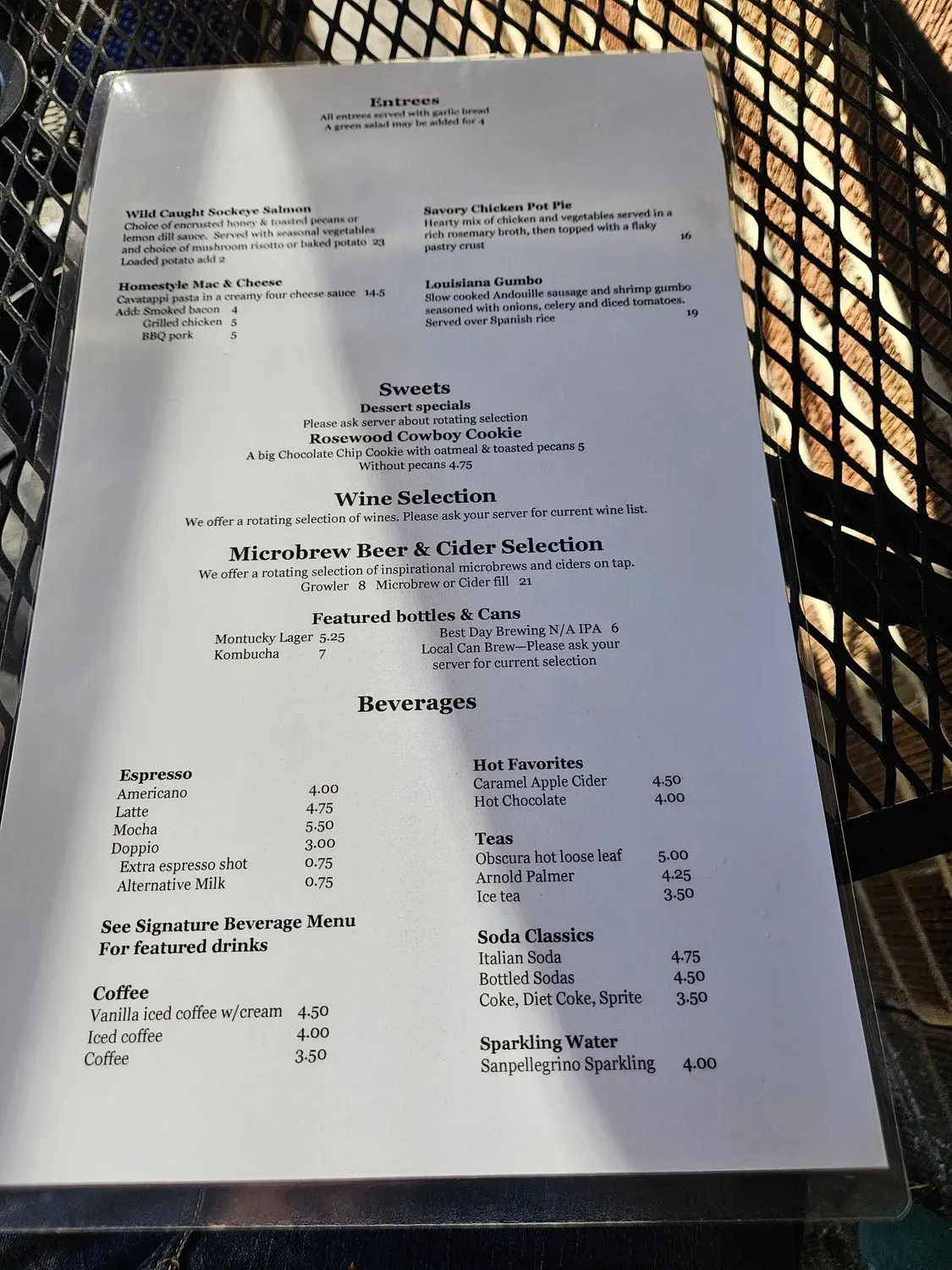 Menu 2