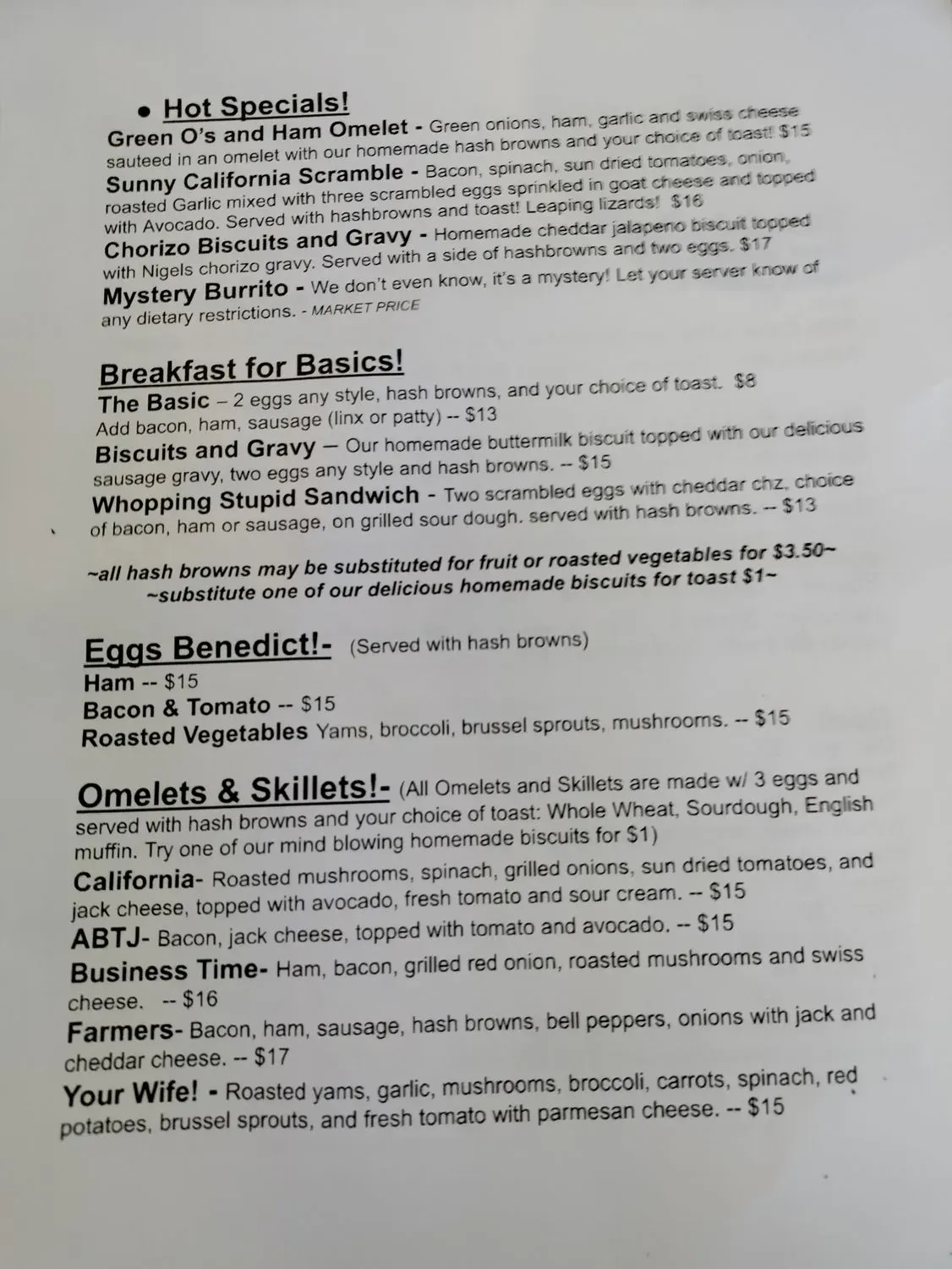 Menu 6