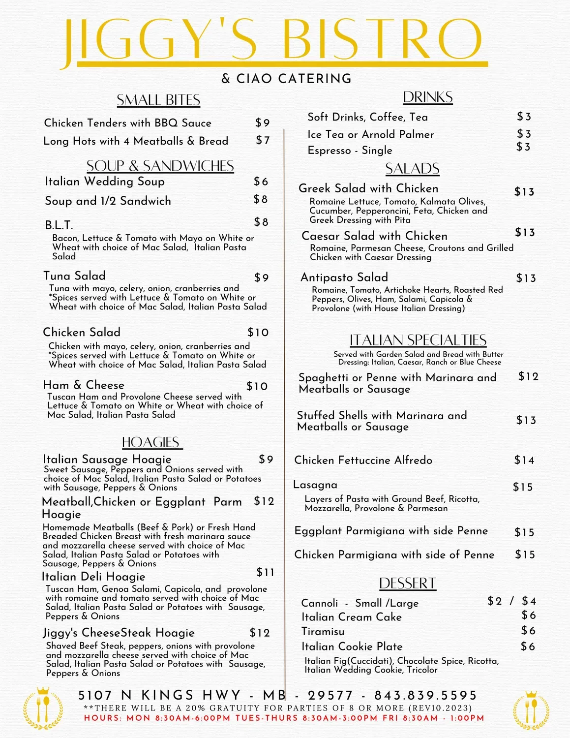 Menu 2