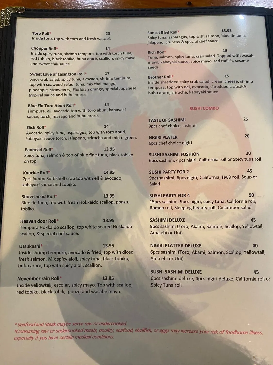 Menu 6