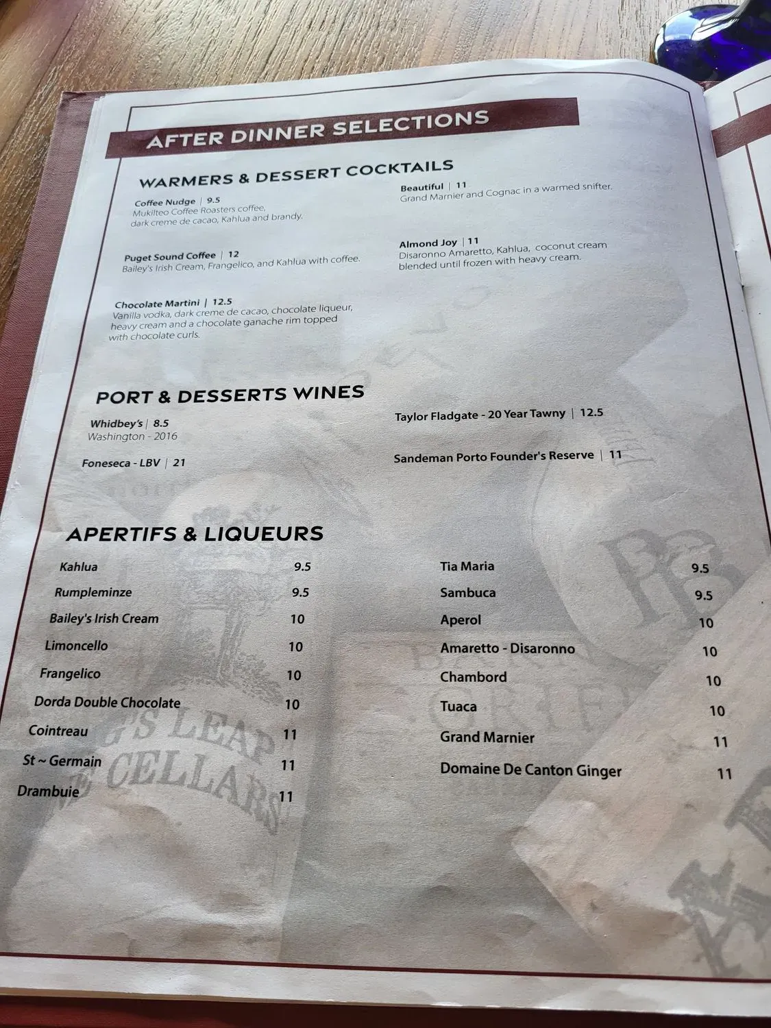 Menu 5