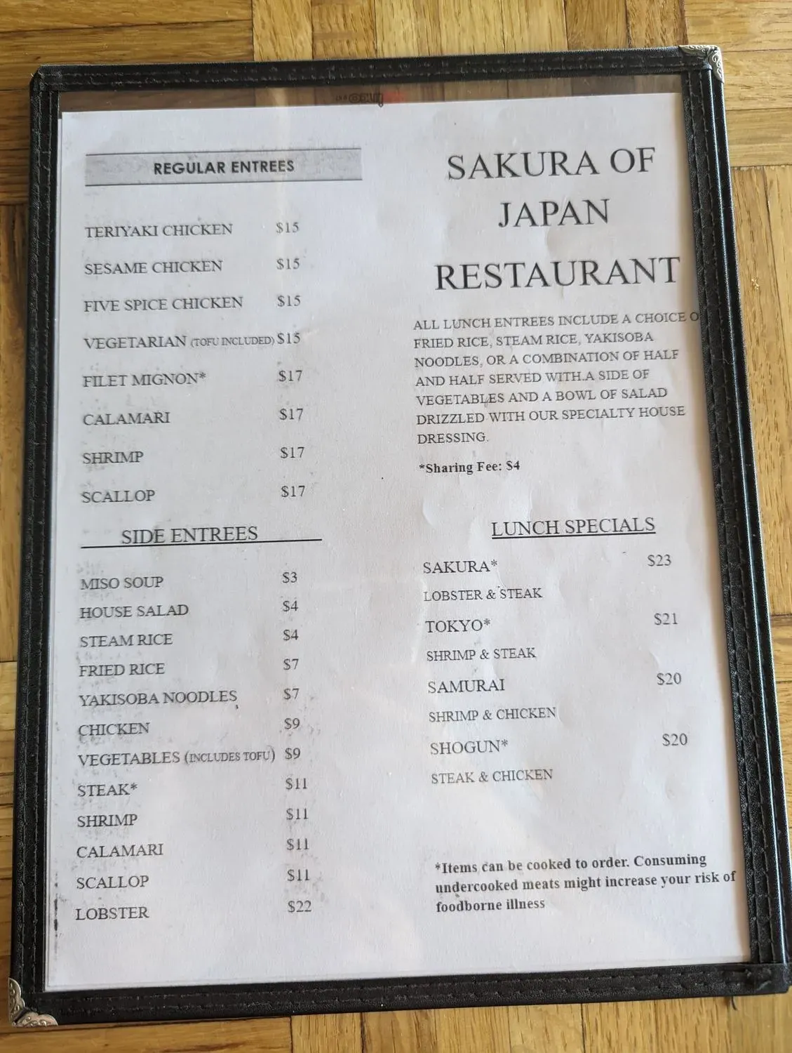 Menu 4