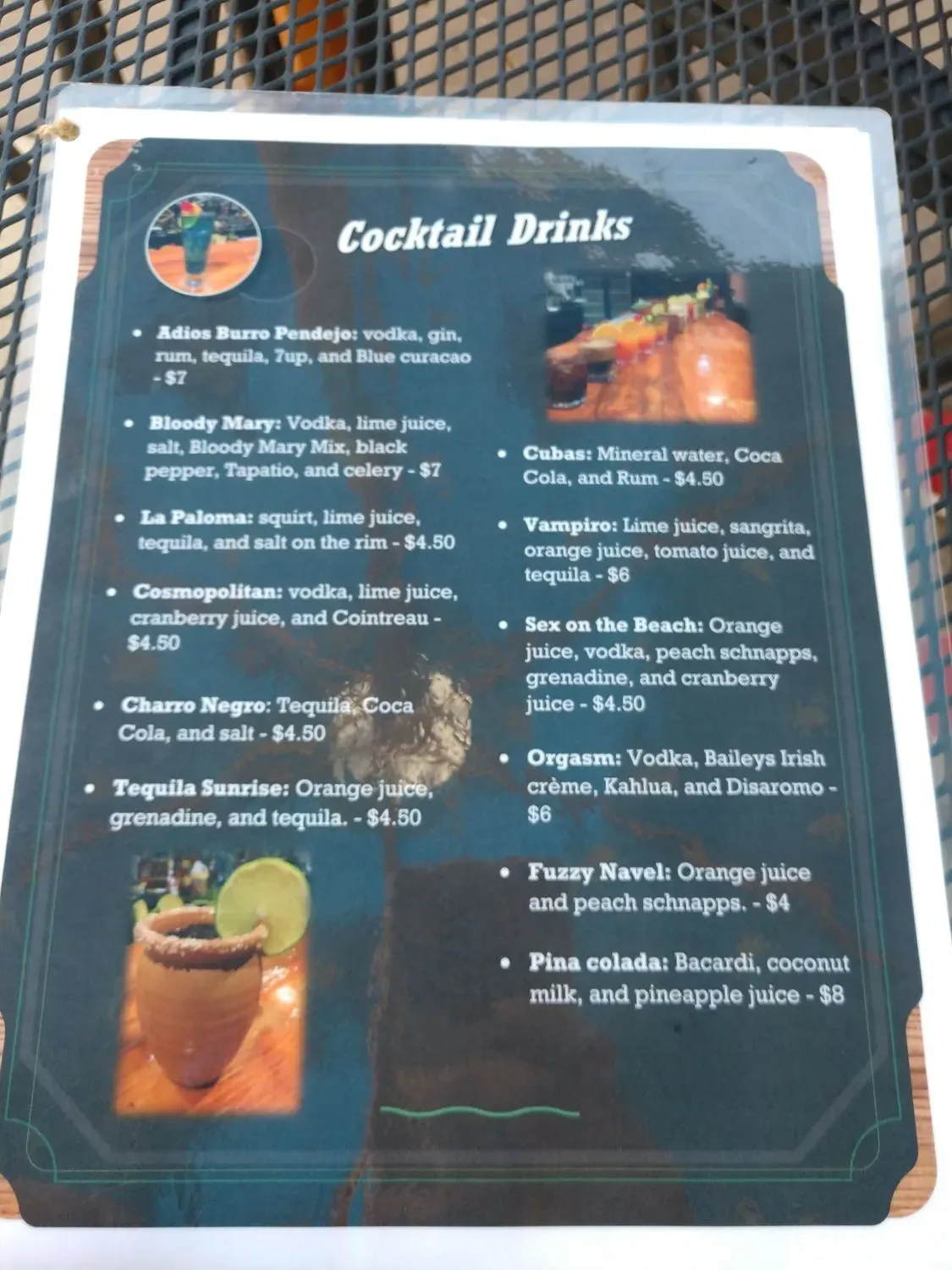 Menu 4