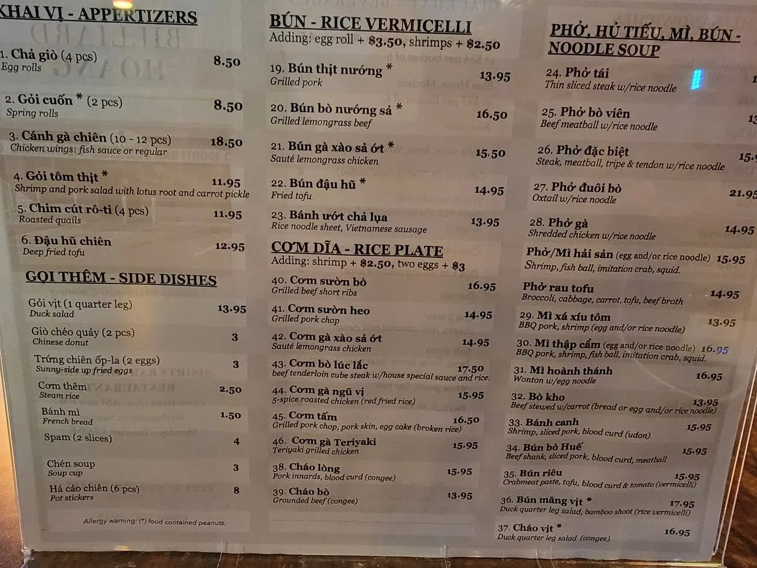 Menu 6