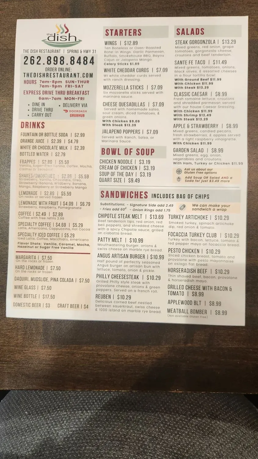 Menu 6