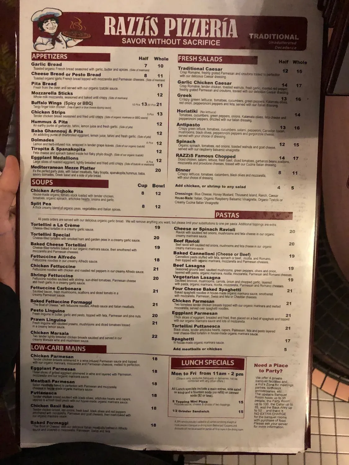 Menu 6