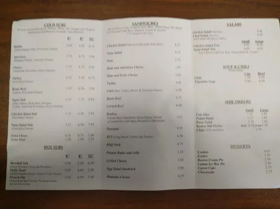 Menu 2