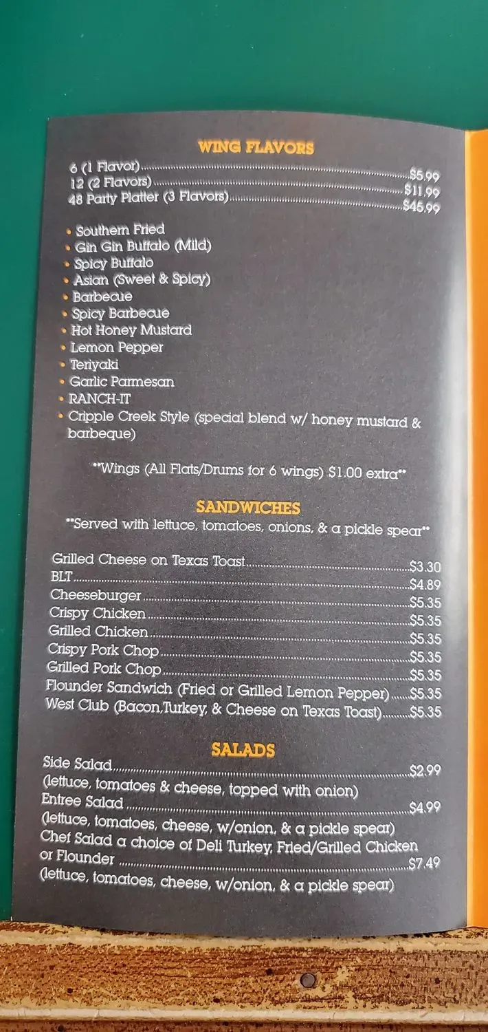 Menu 6