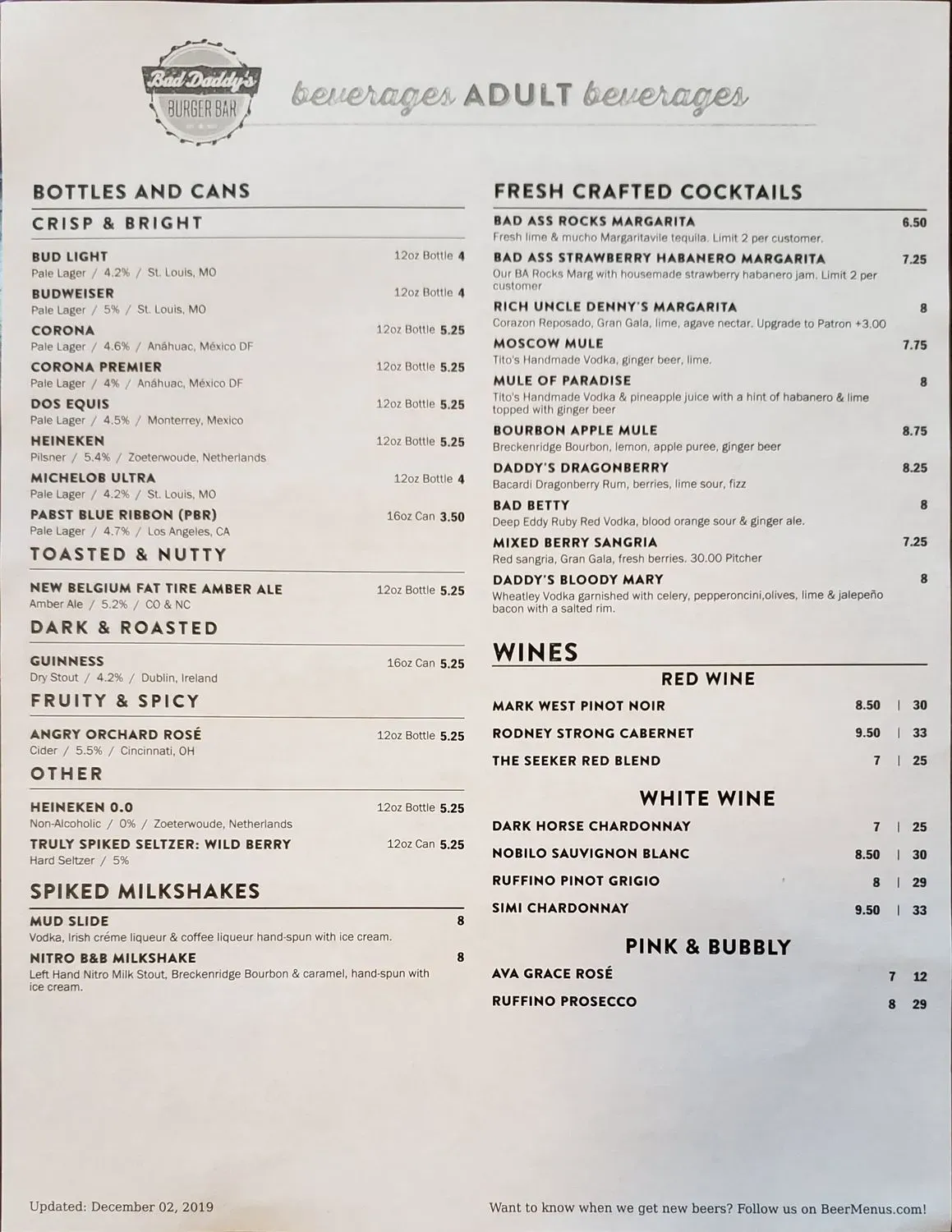 Menu 5