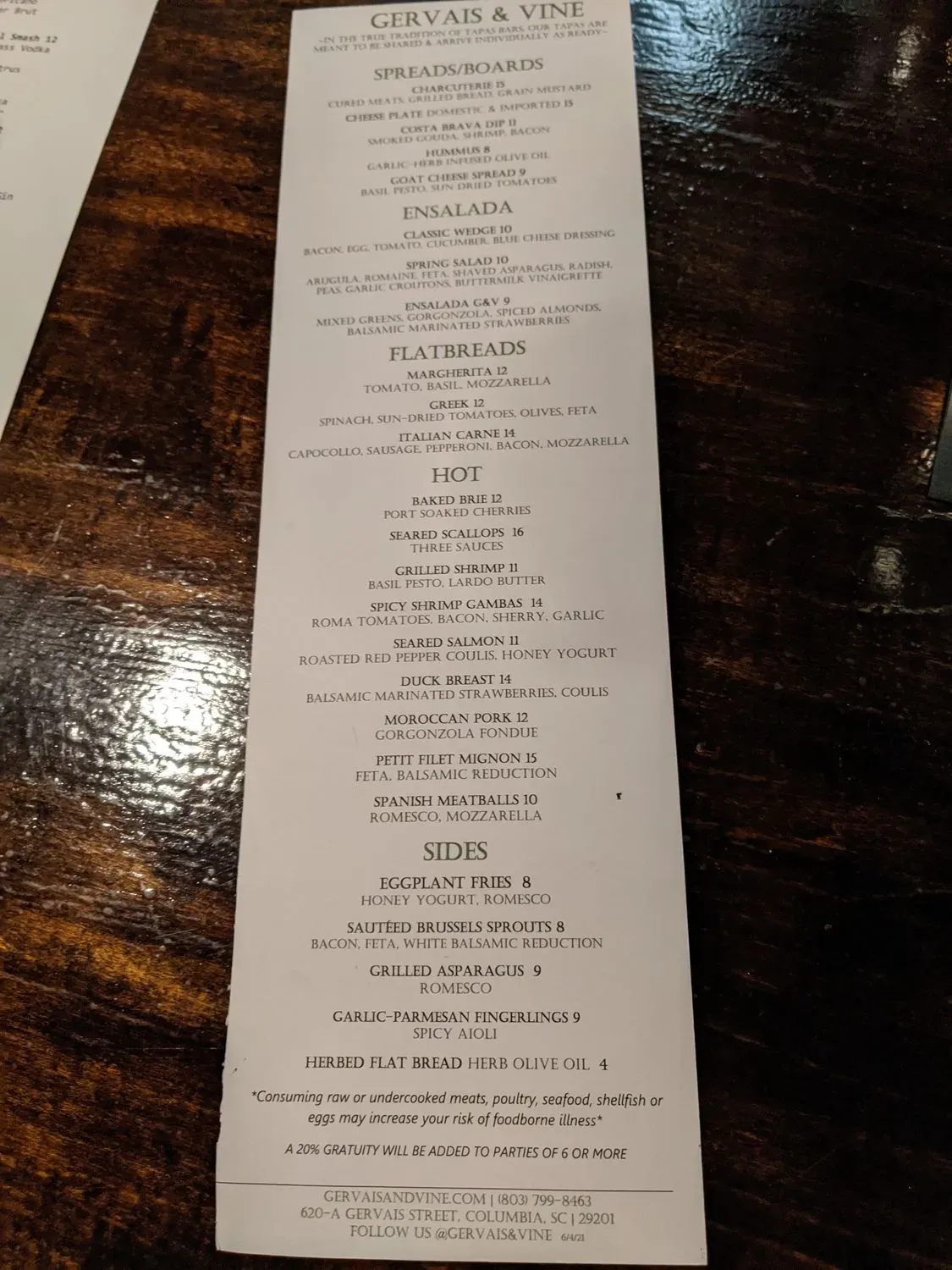 Menu 4