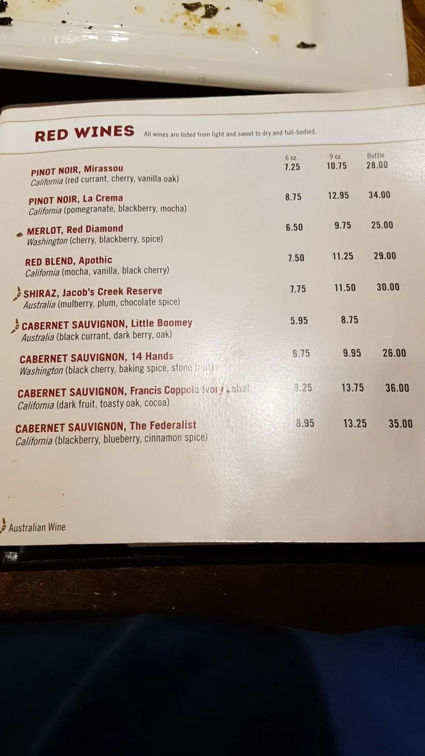 Menu 5