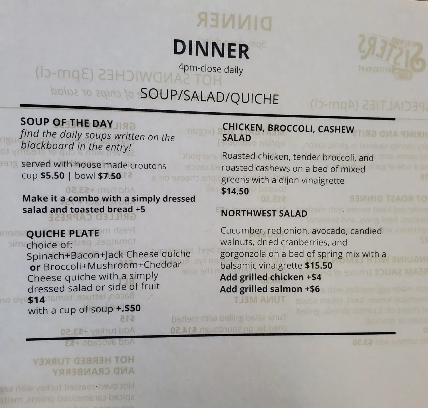 Menu 6