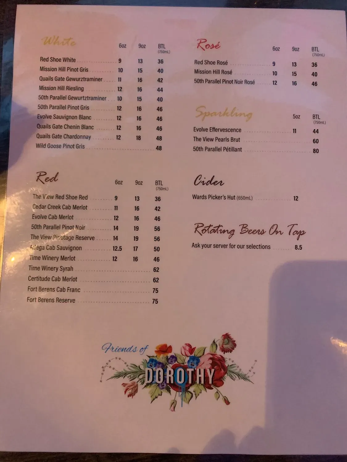 Menu 5