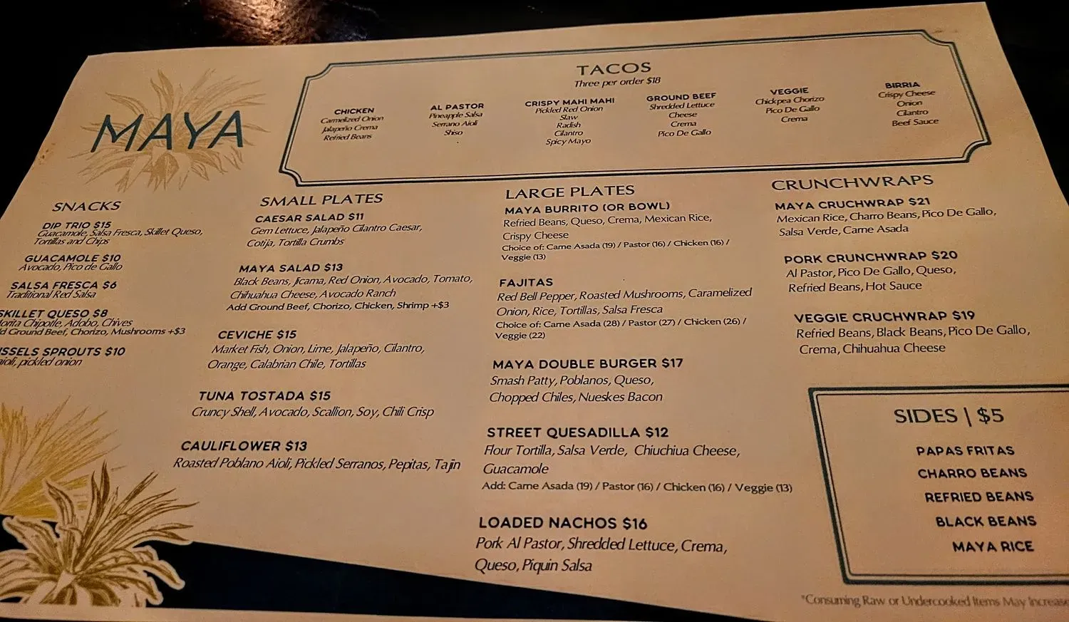 Menu 3