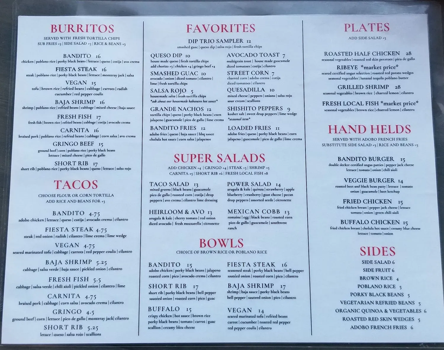 Menu 4