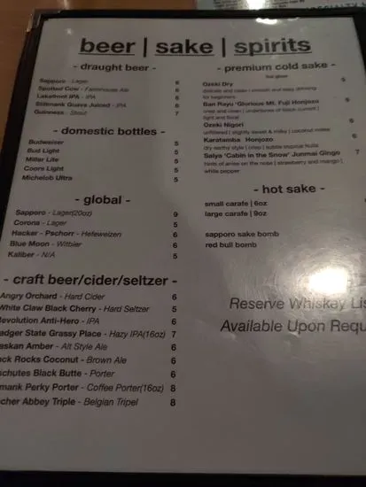 Menu 6