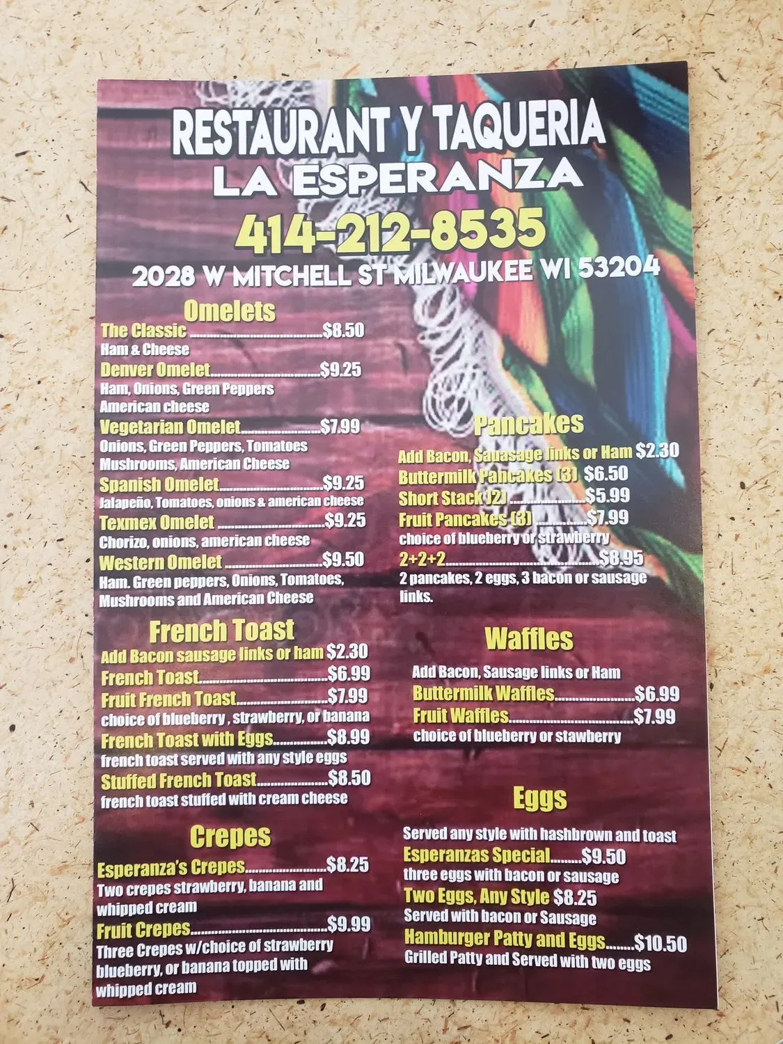 Menu 2