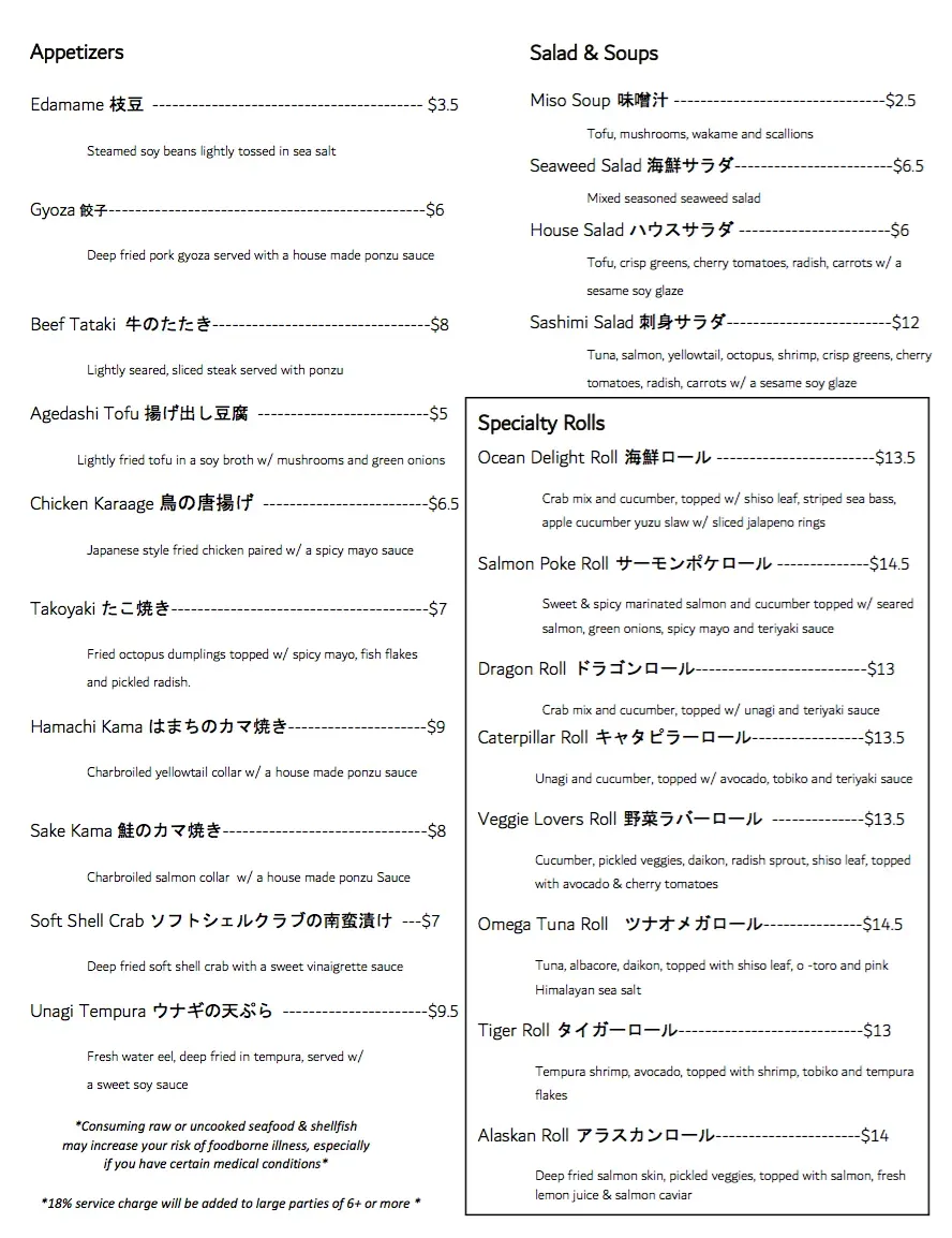 Menu 4