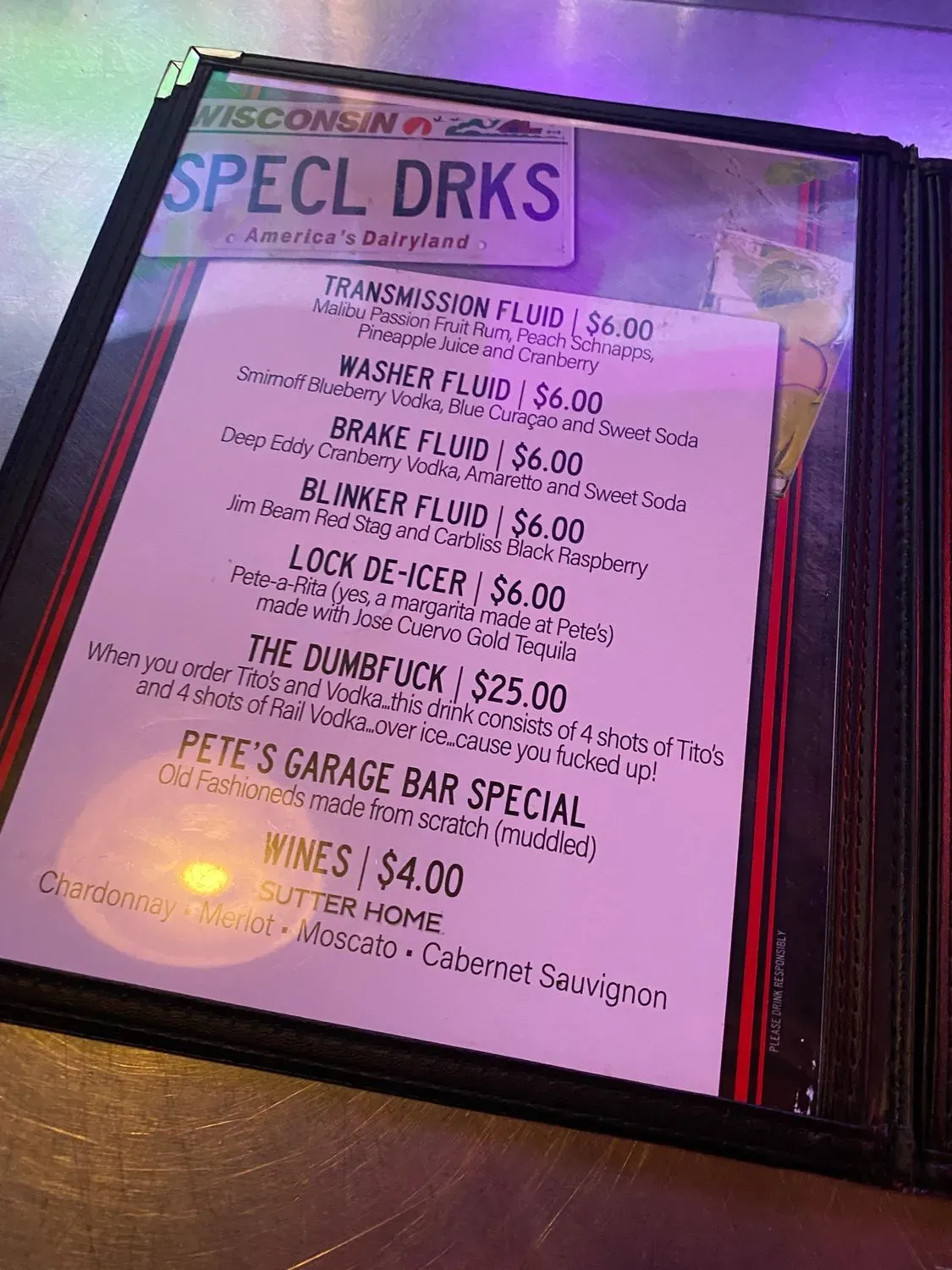 Menu 6