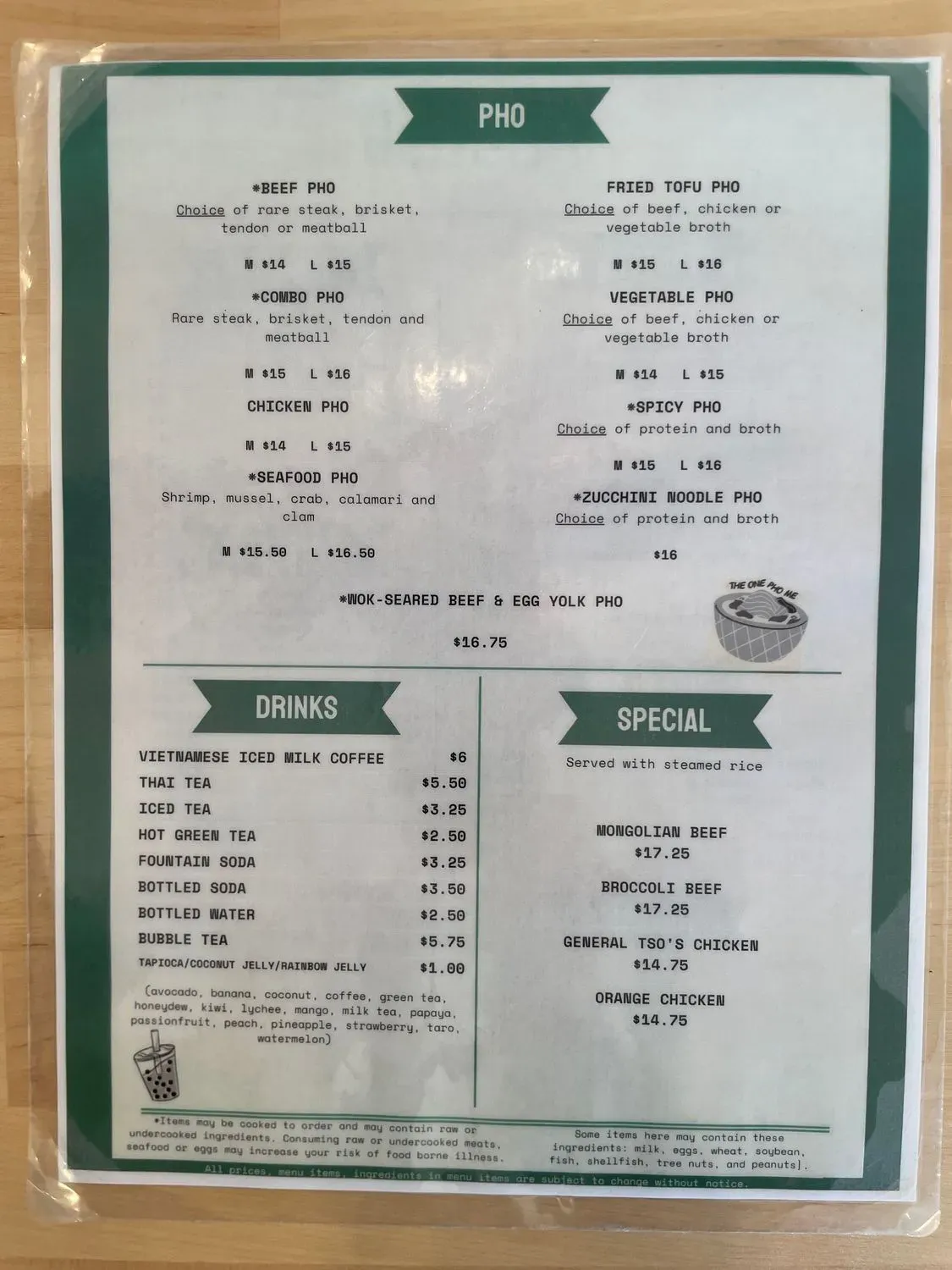 Menu 6