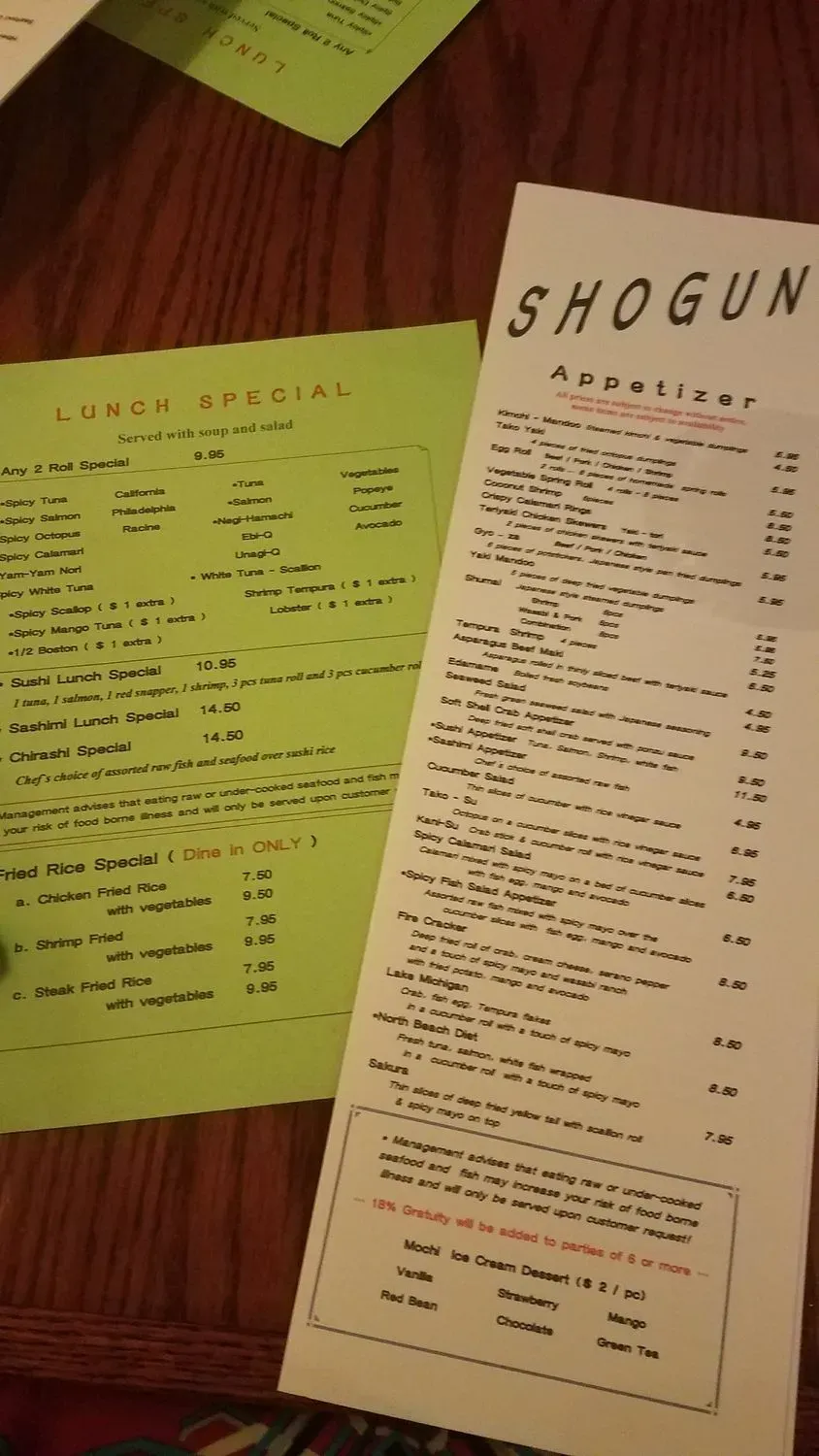 Menu 6