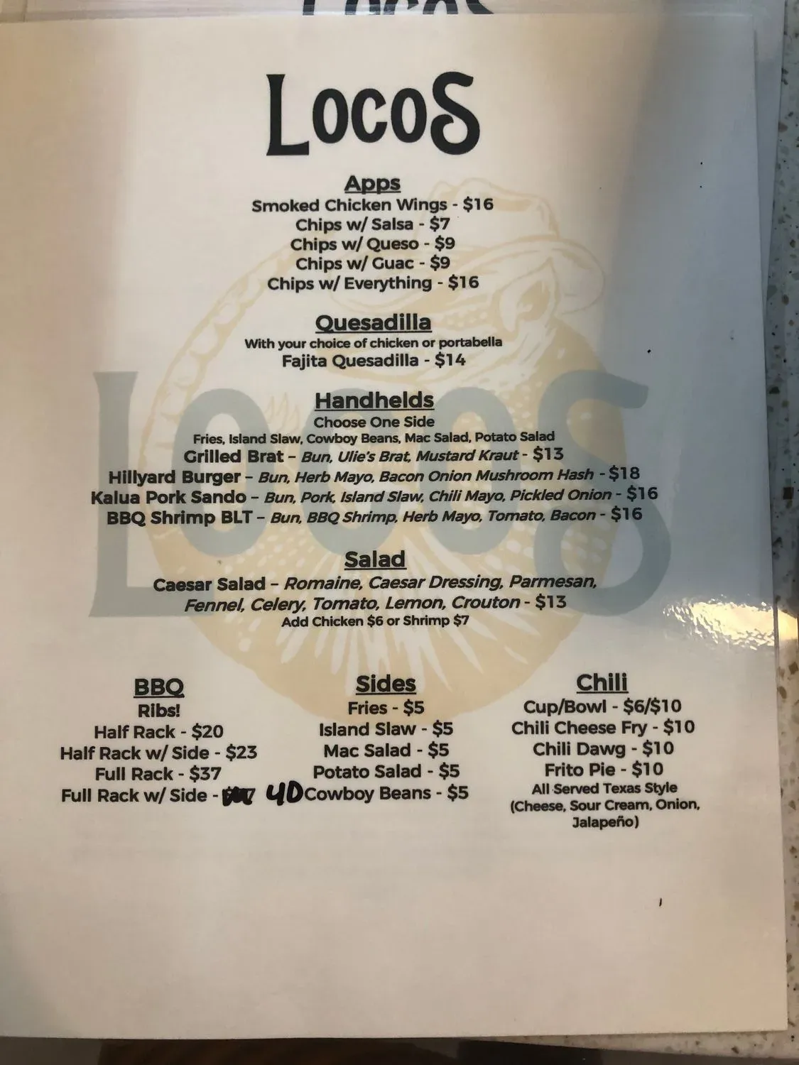 Menu 3