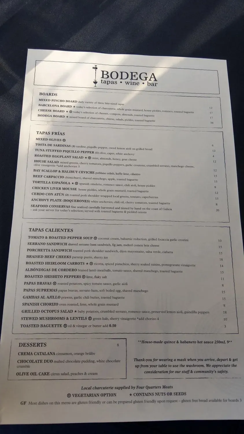 Menu 6