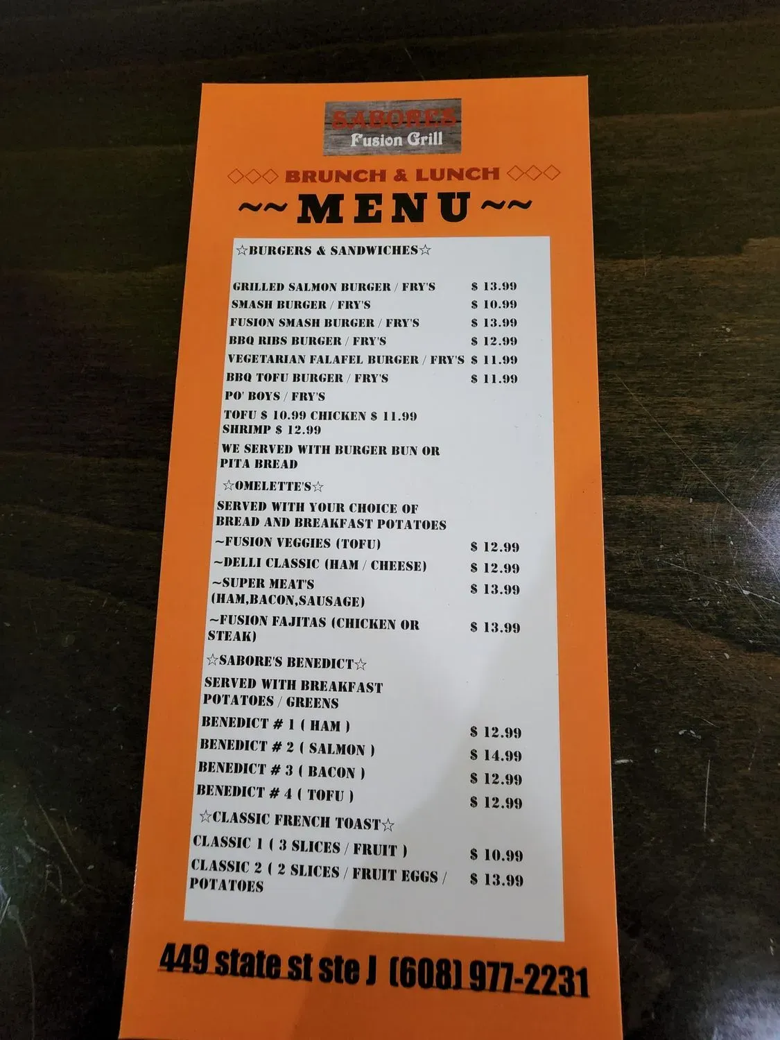 Menu 2