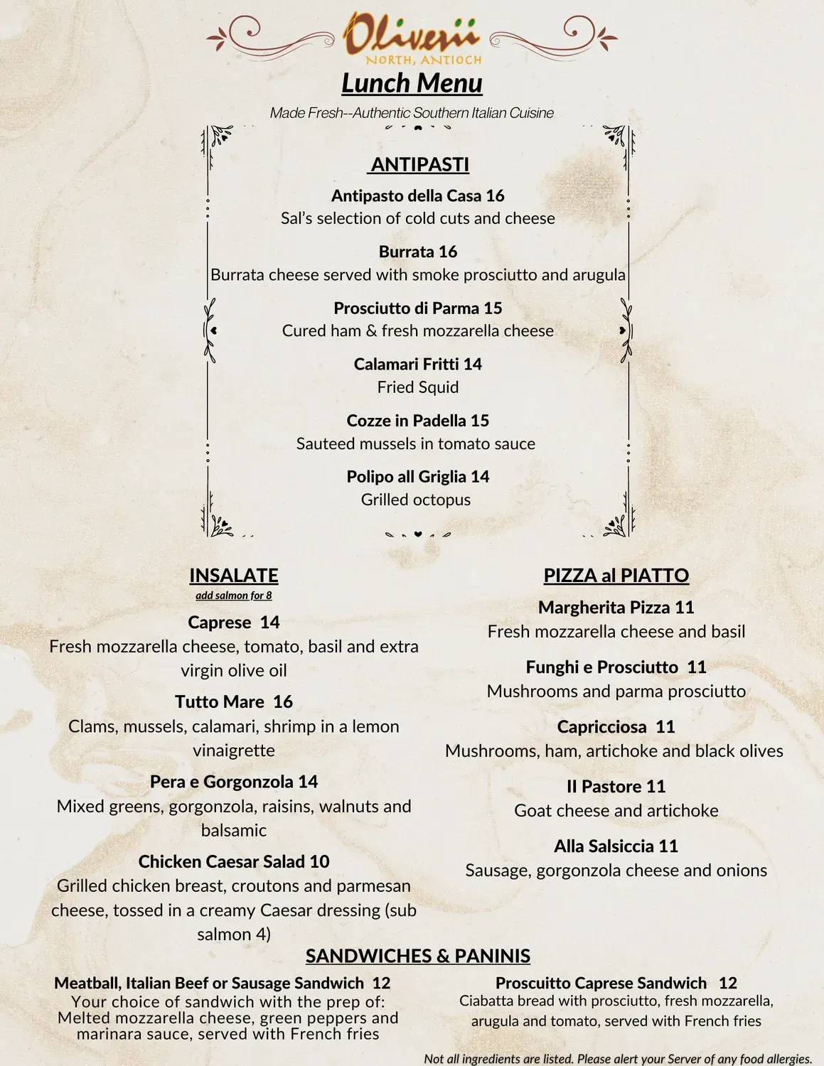 Menu 2