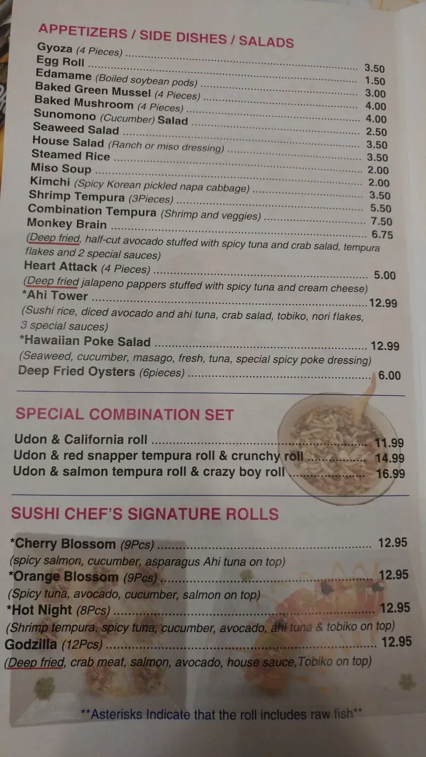 Menu 6