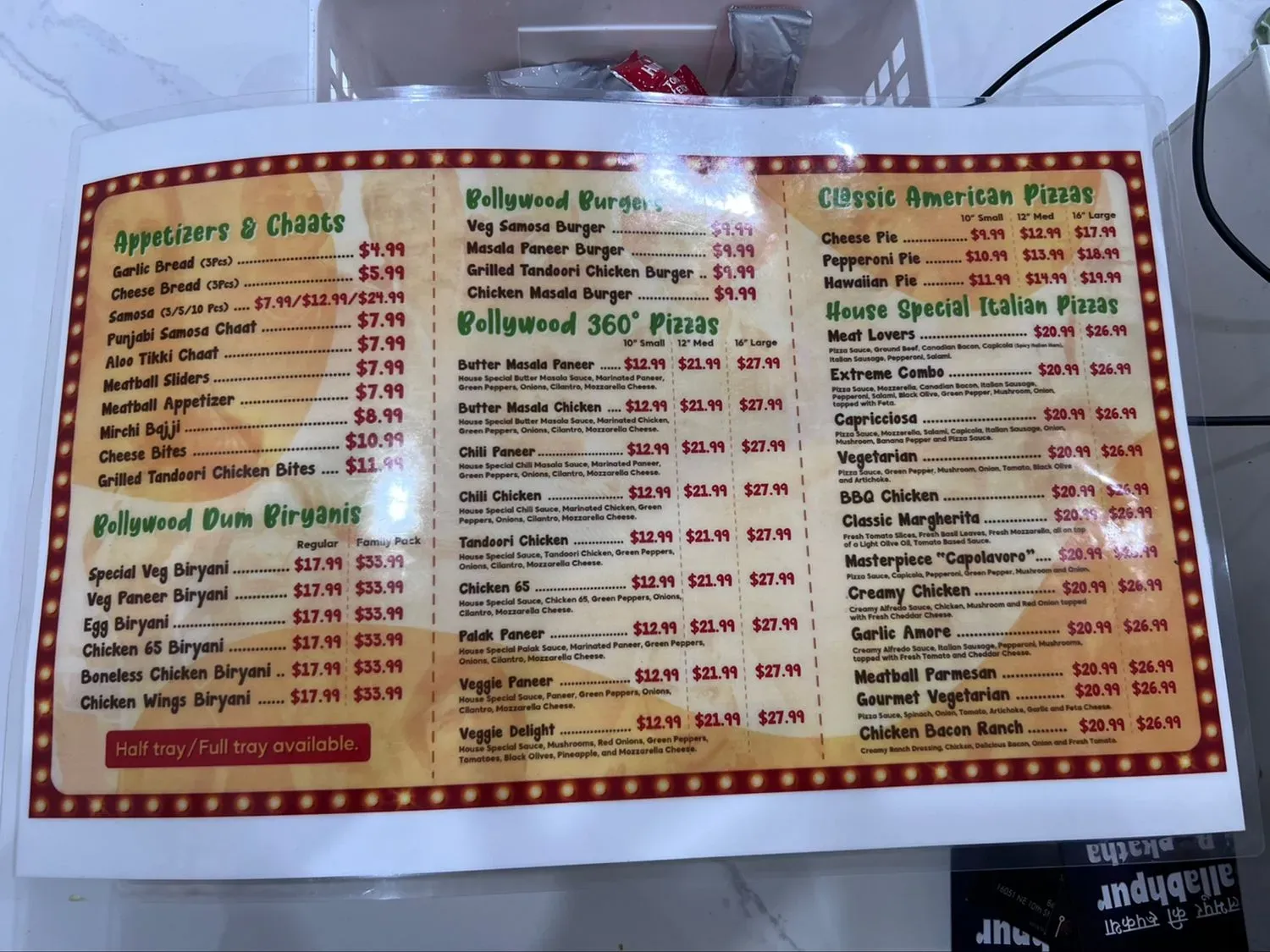 Menu 5