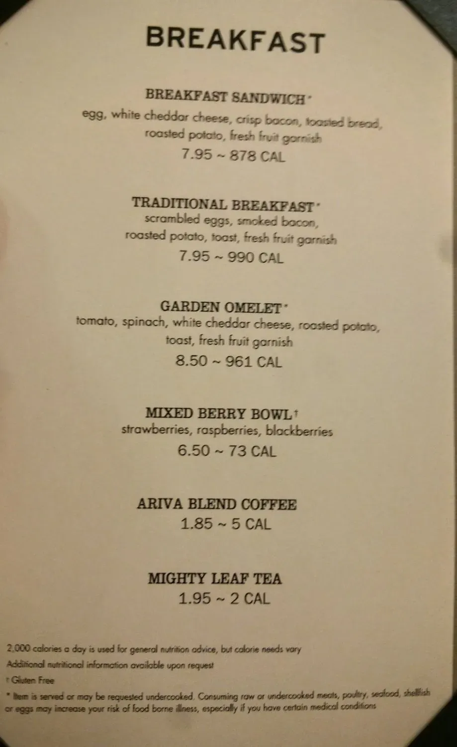 Menu 4