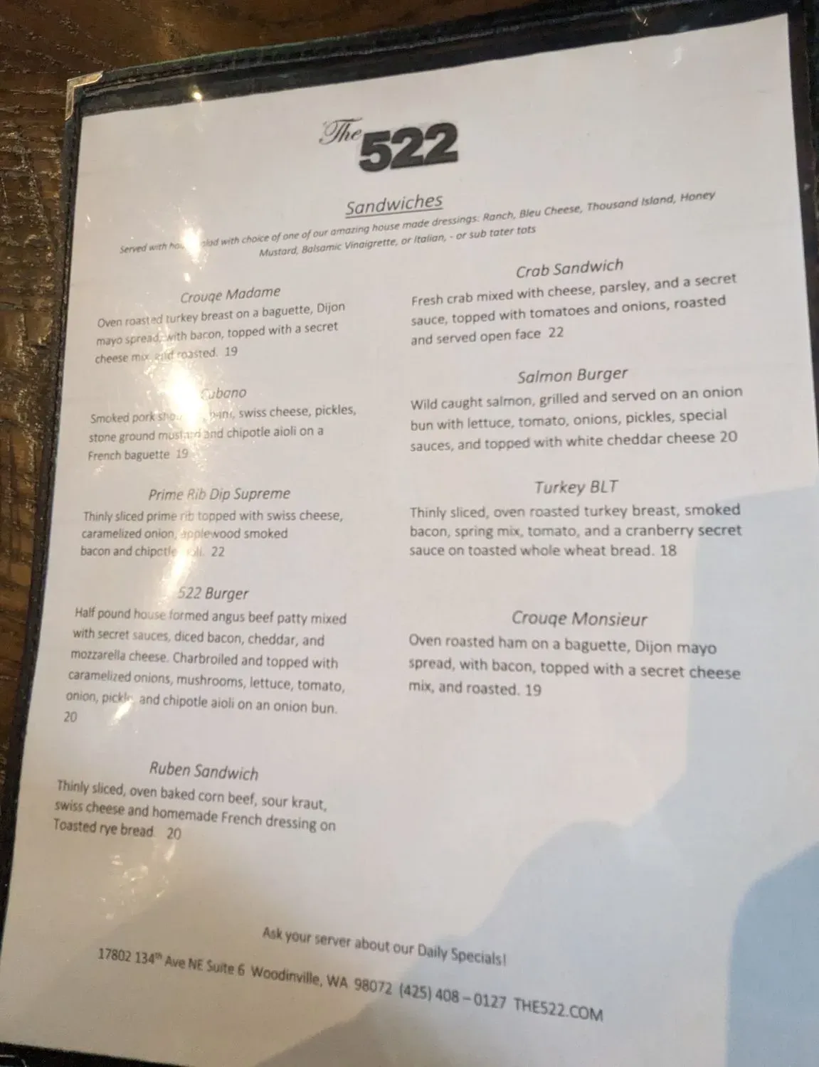 Menu 2