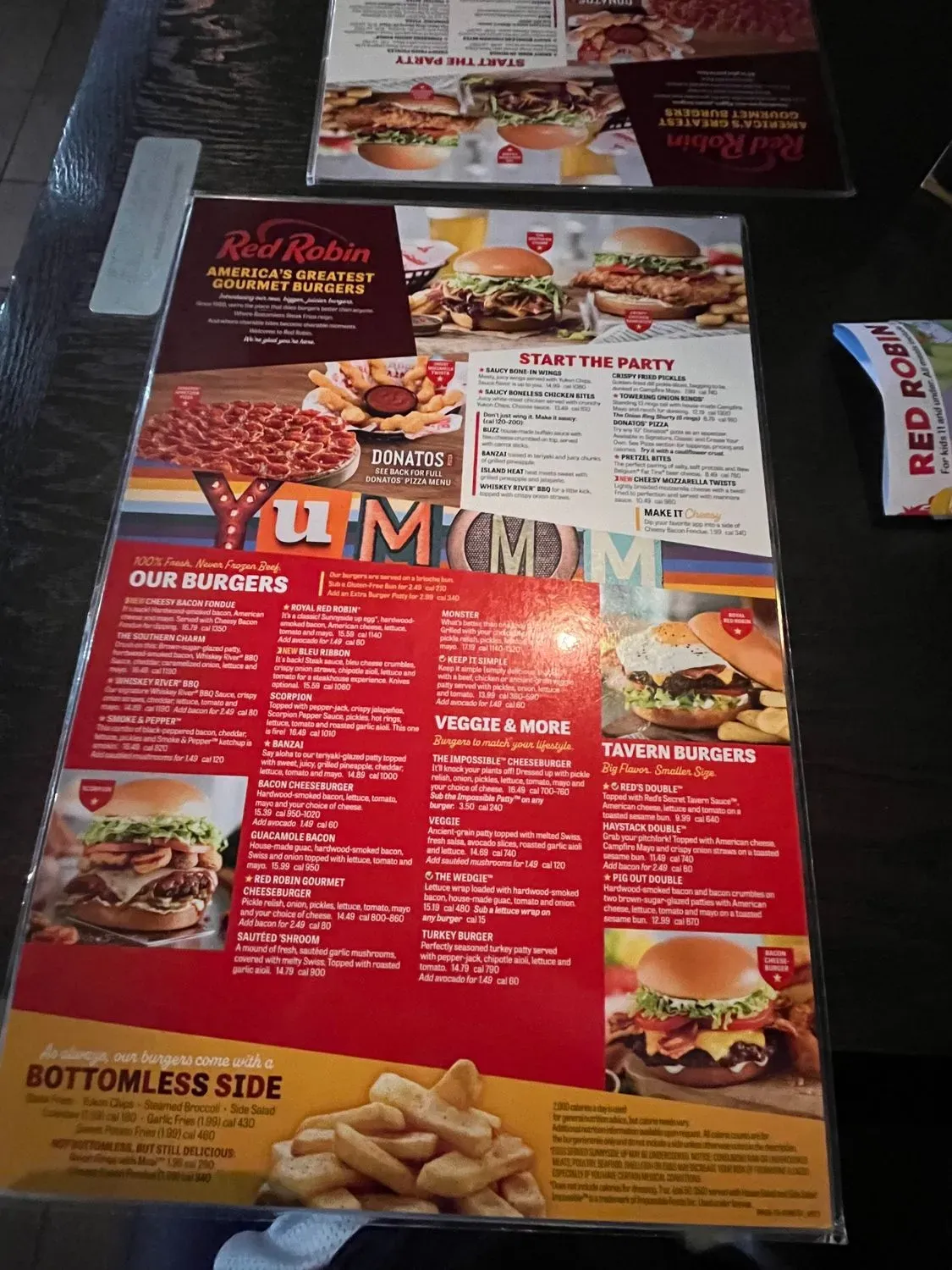 Red Robin Gourmet Burgers and Brews Menu - Updated October 2025