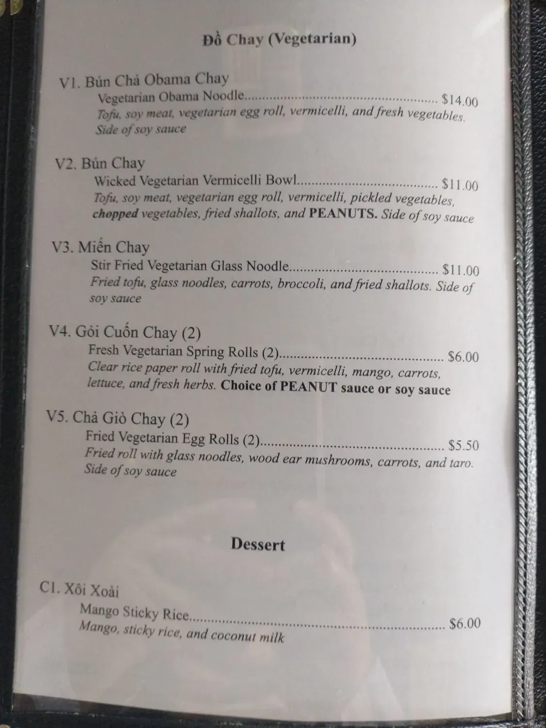 Menu 5