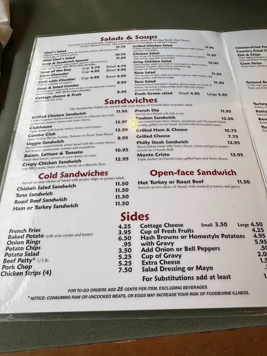 Menu 4