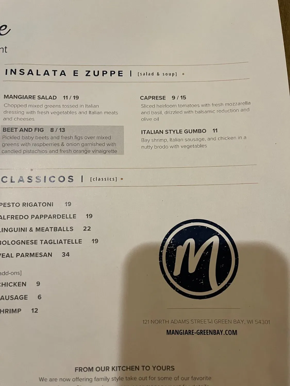 Menu 5