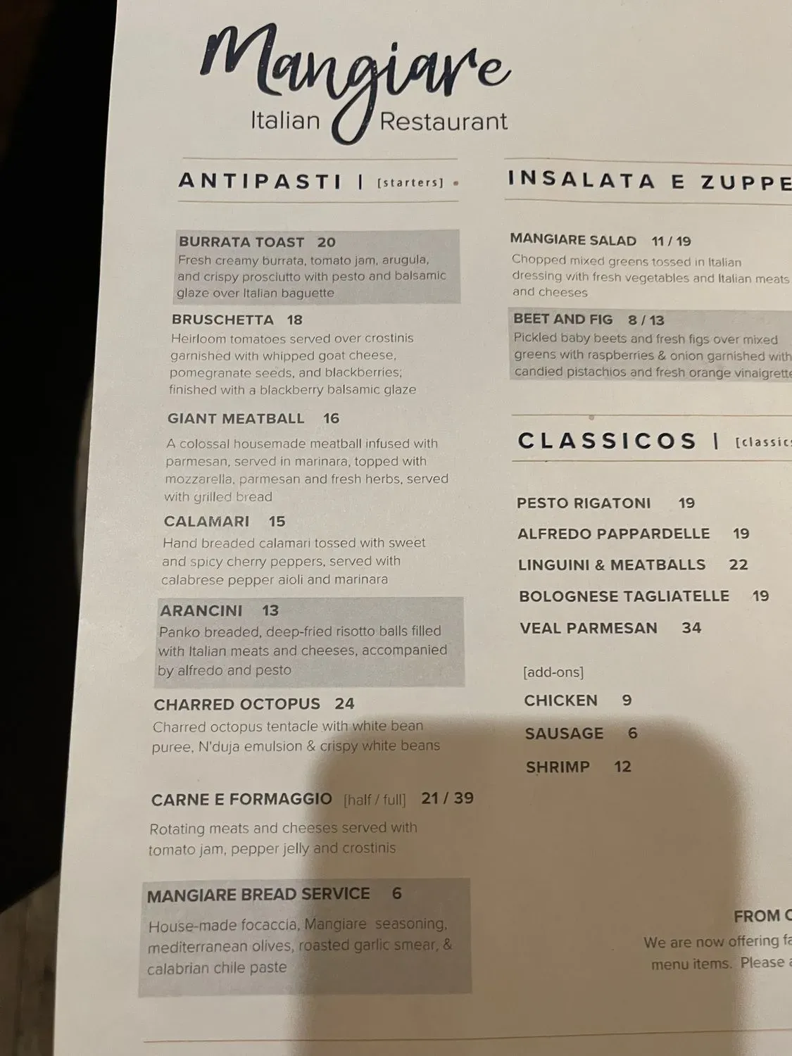 Menu 4