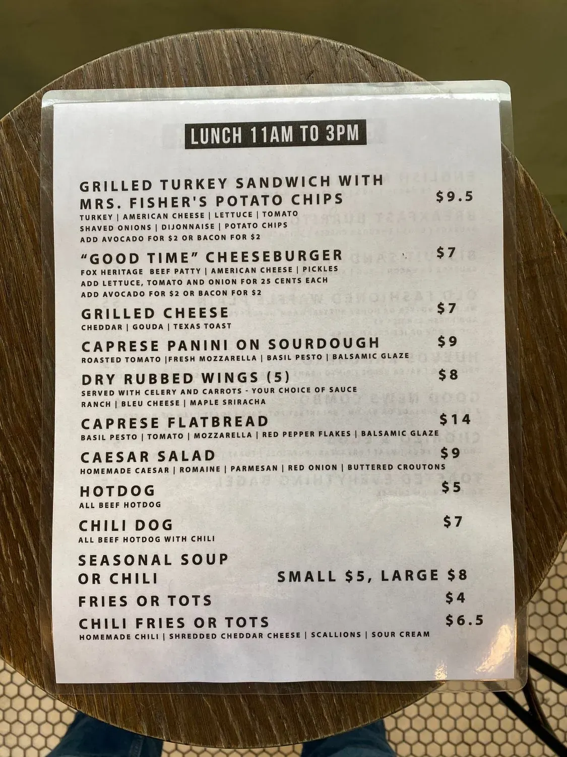 Menu 6