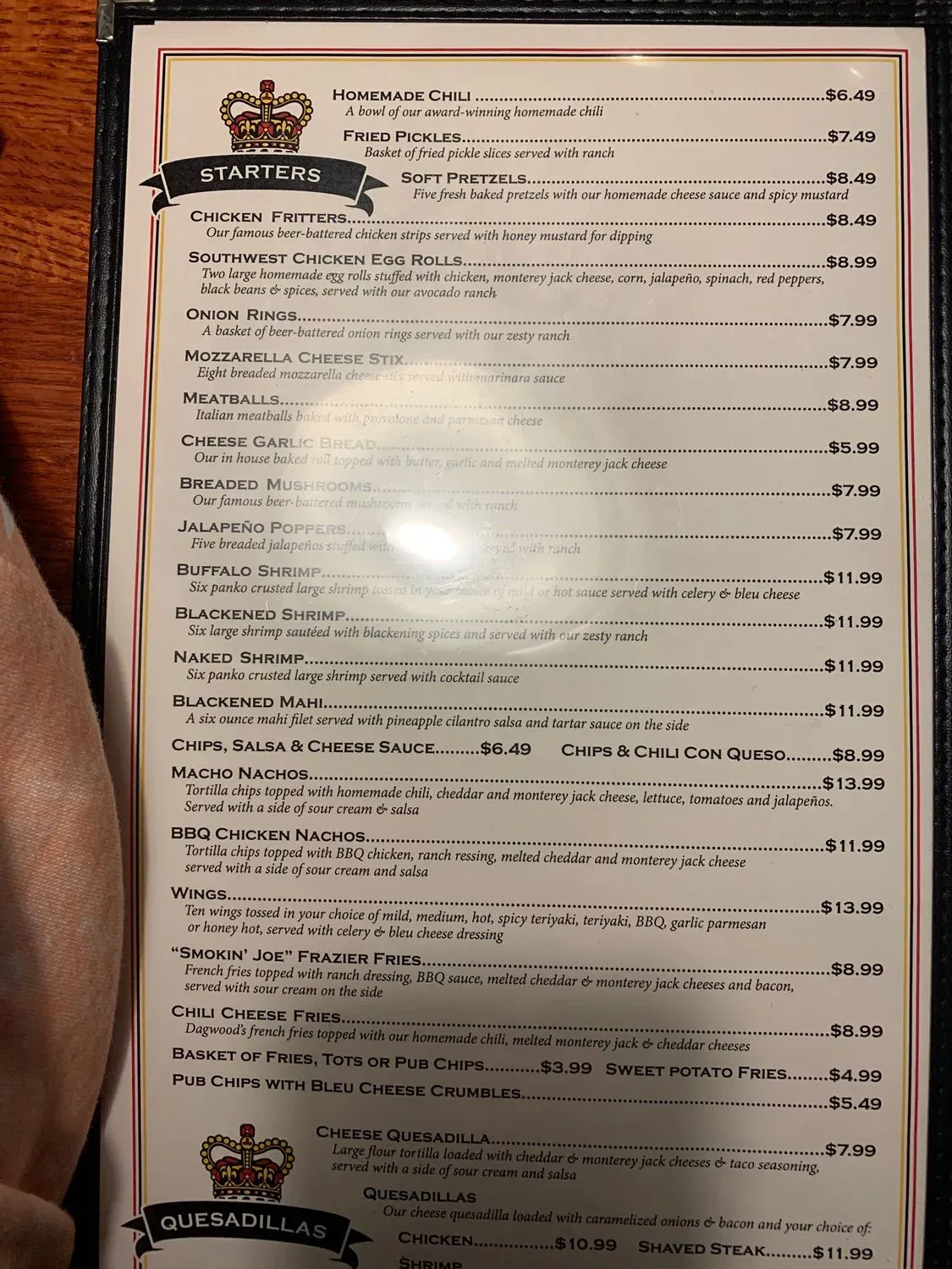 Menu 4