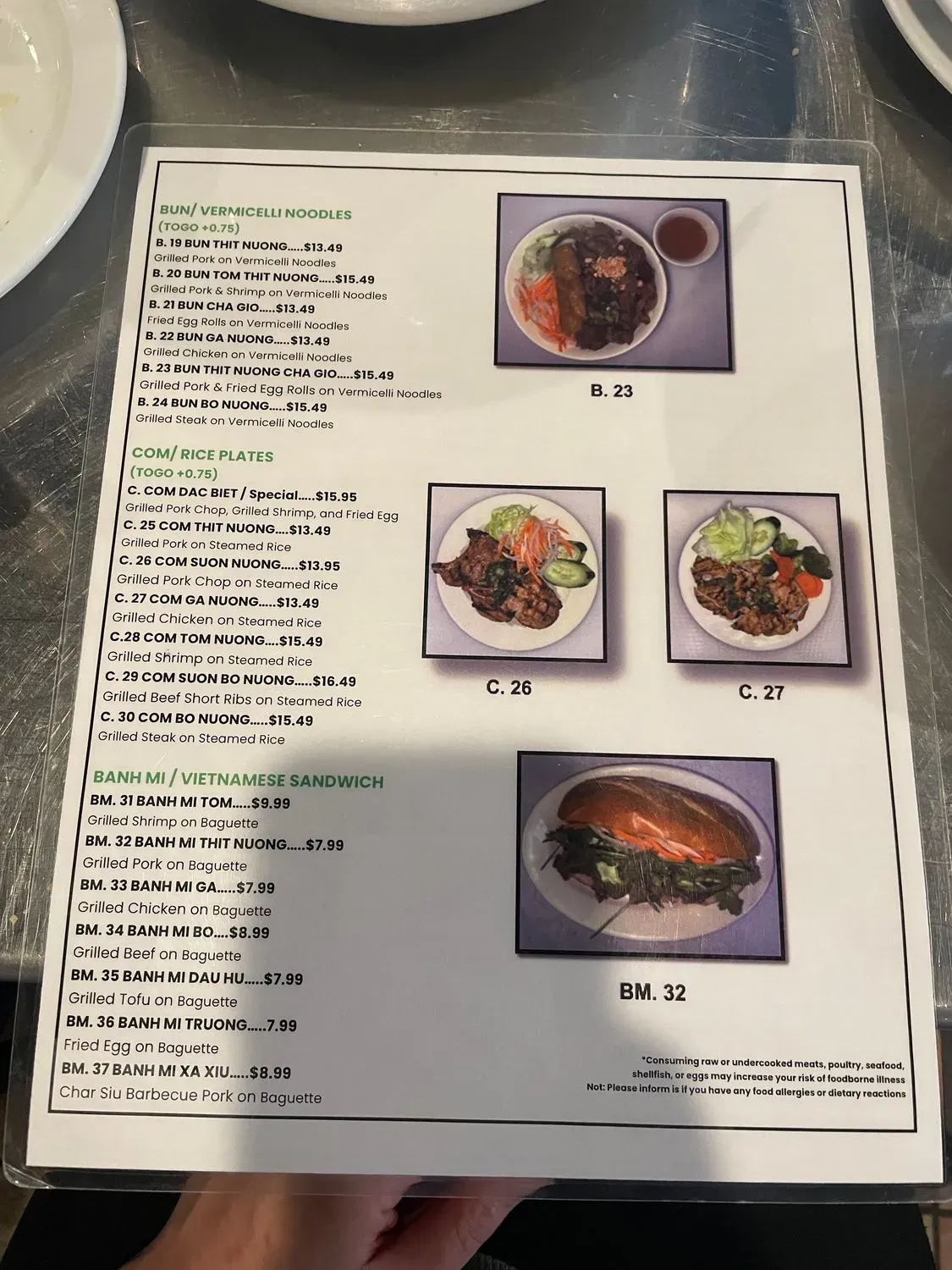 Menu 2