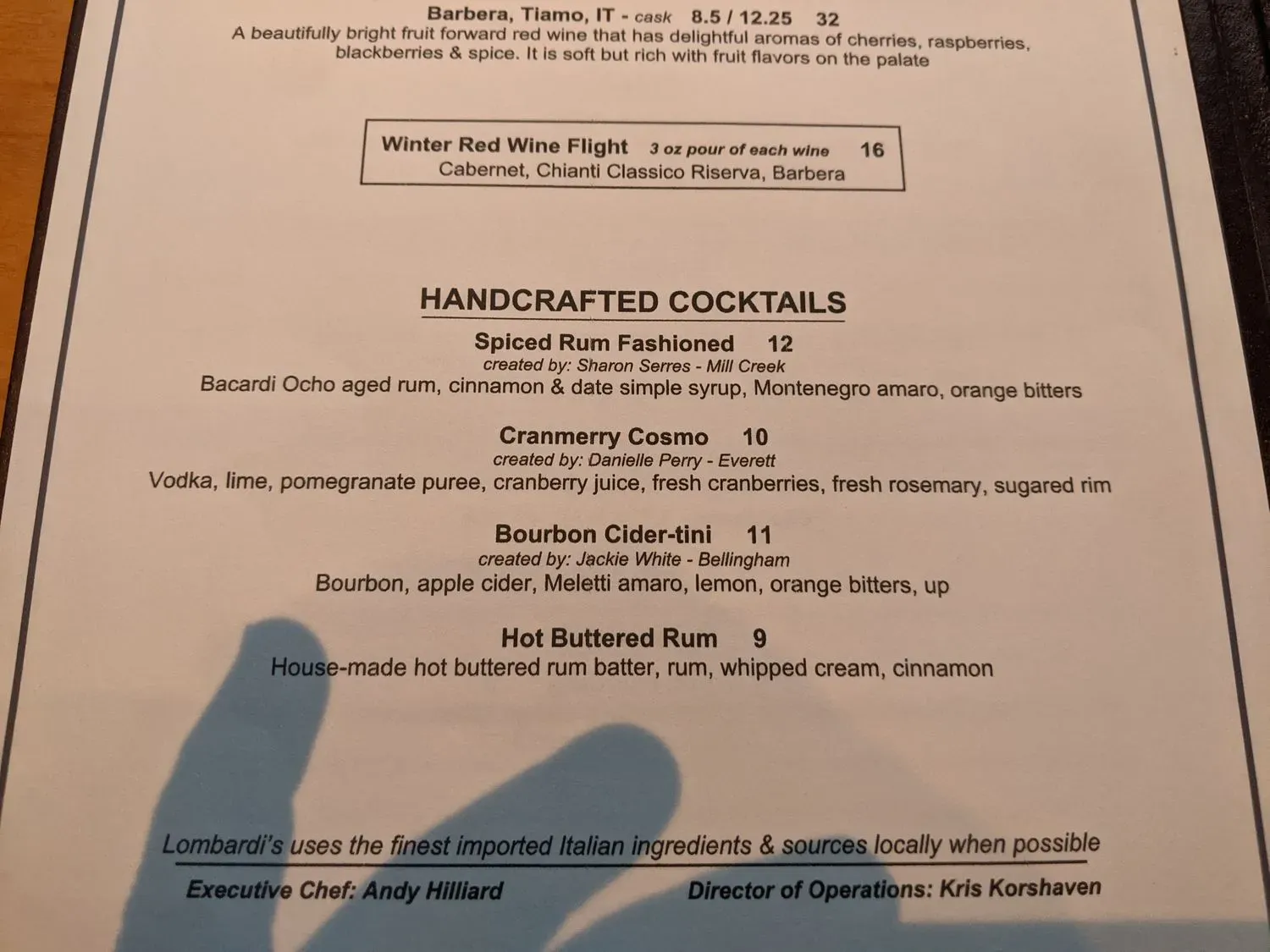 Menu 6