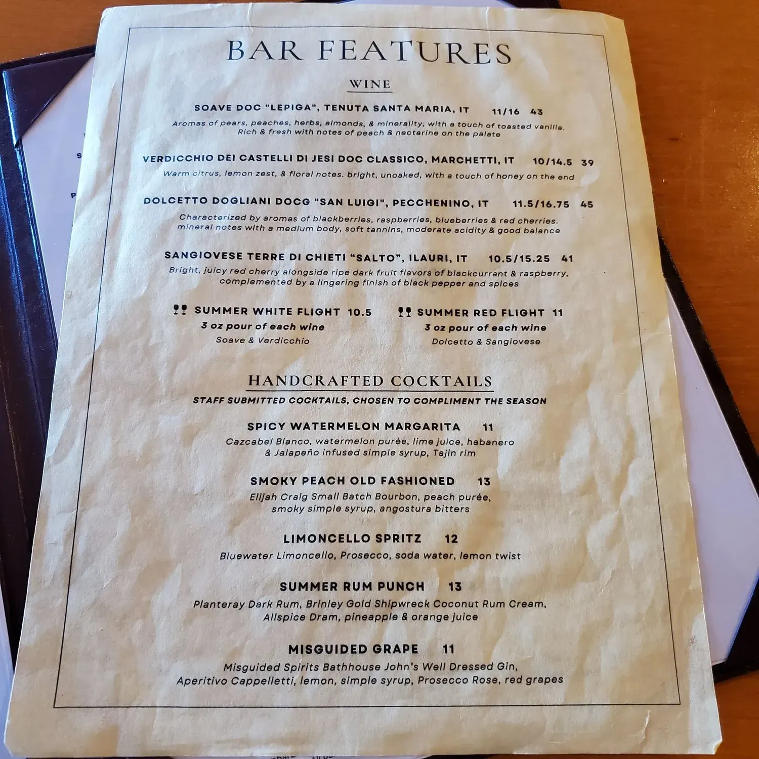 Menu 5