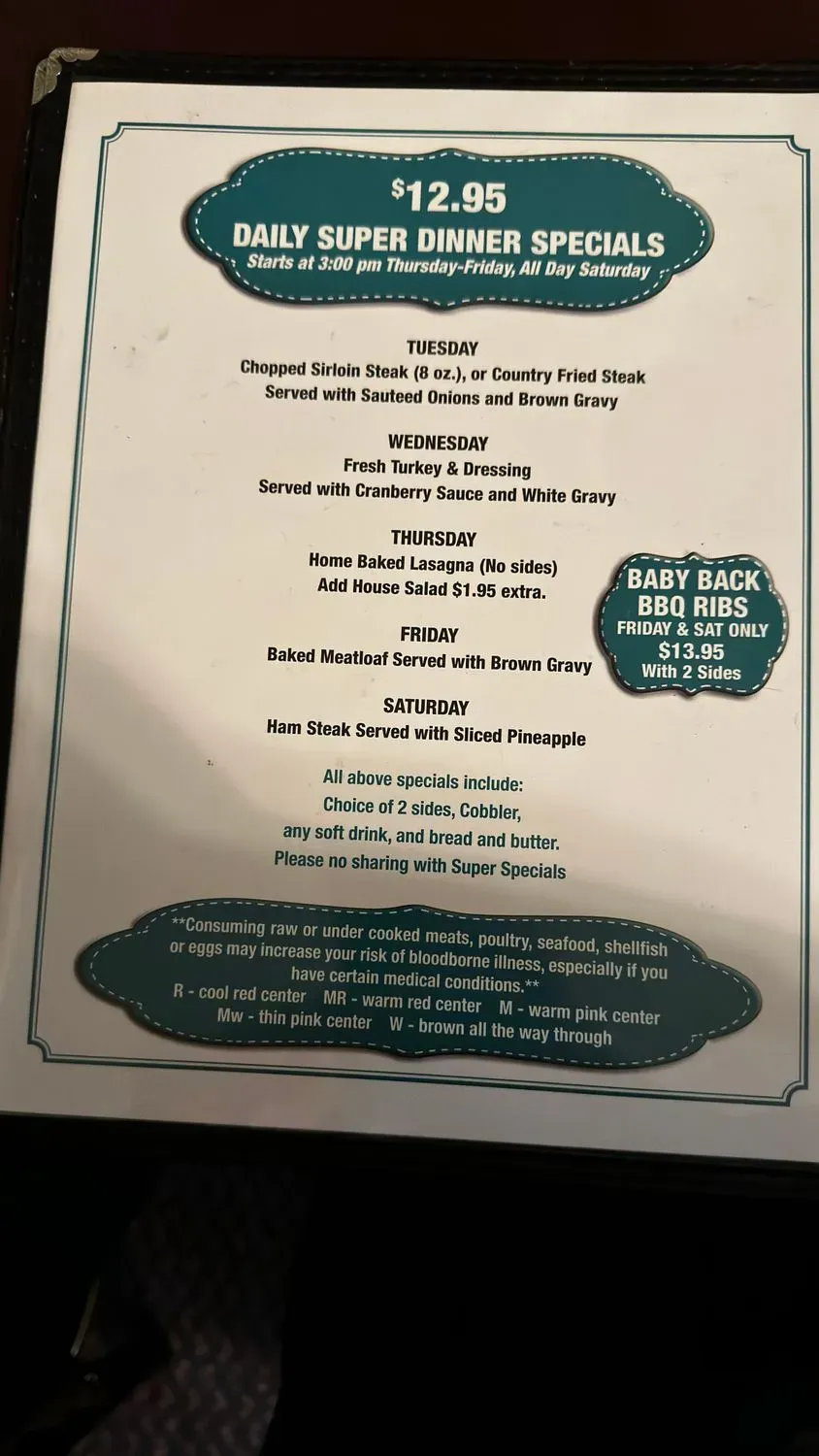 Menu 4