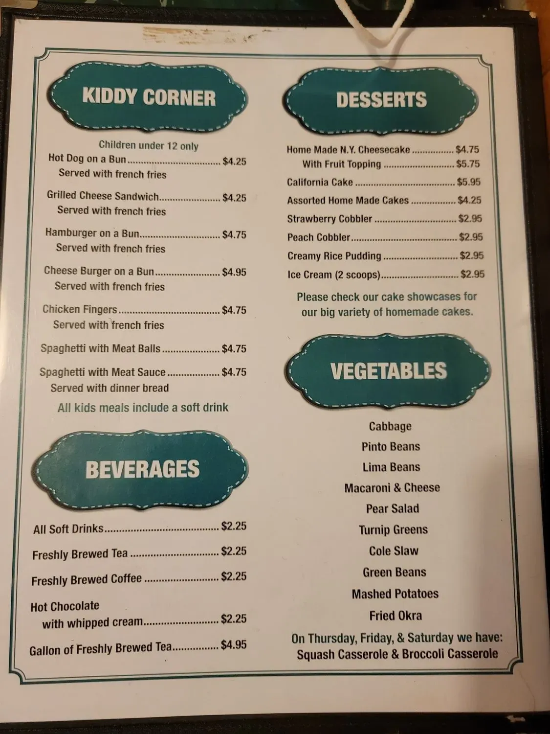 Menu 2